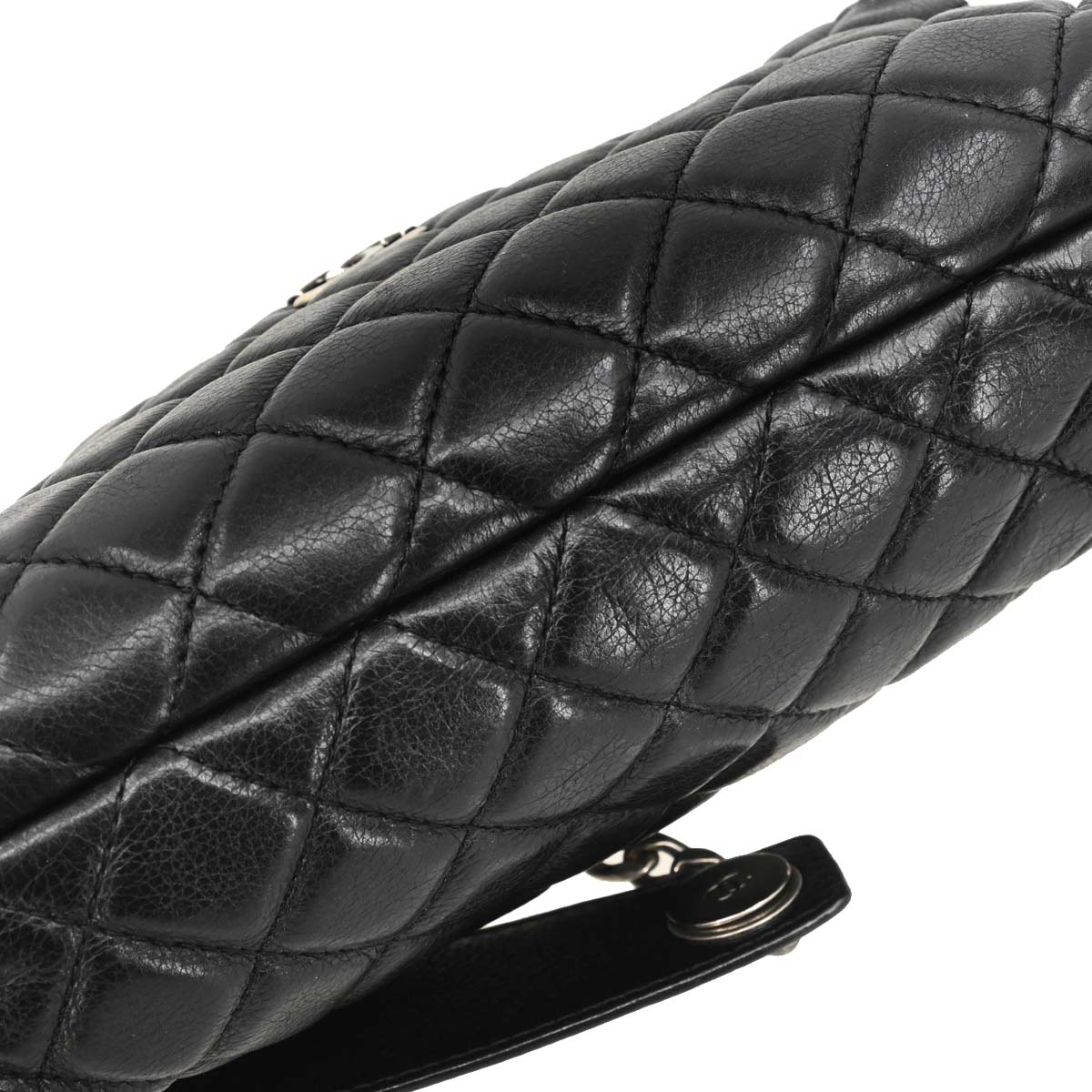 Chanel 2018-2019 Black Calfskin Waist Bum Bag