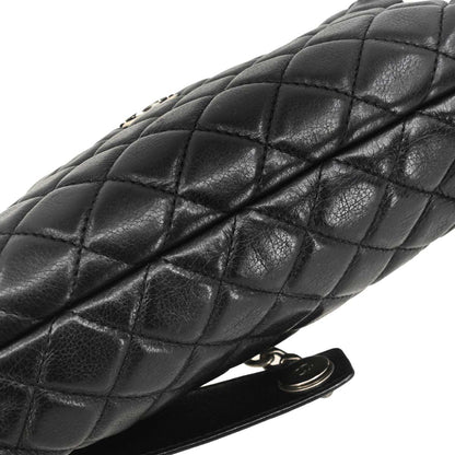 Chanel 2018-2019 Black Calfskin Waist Bum Bag