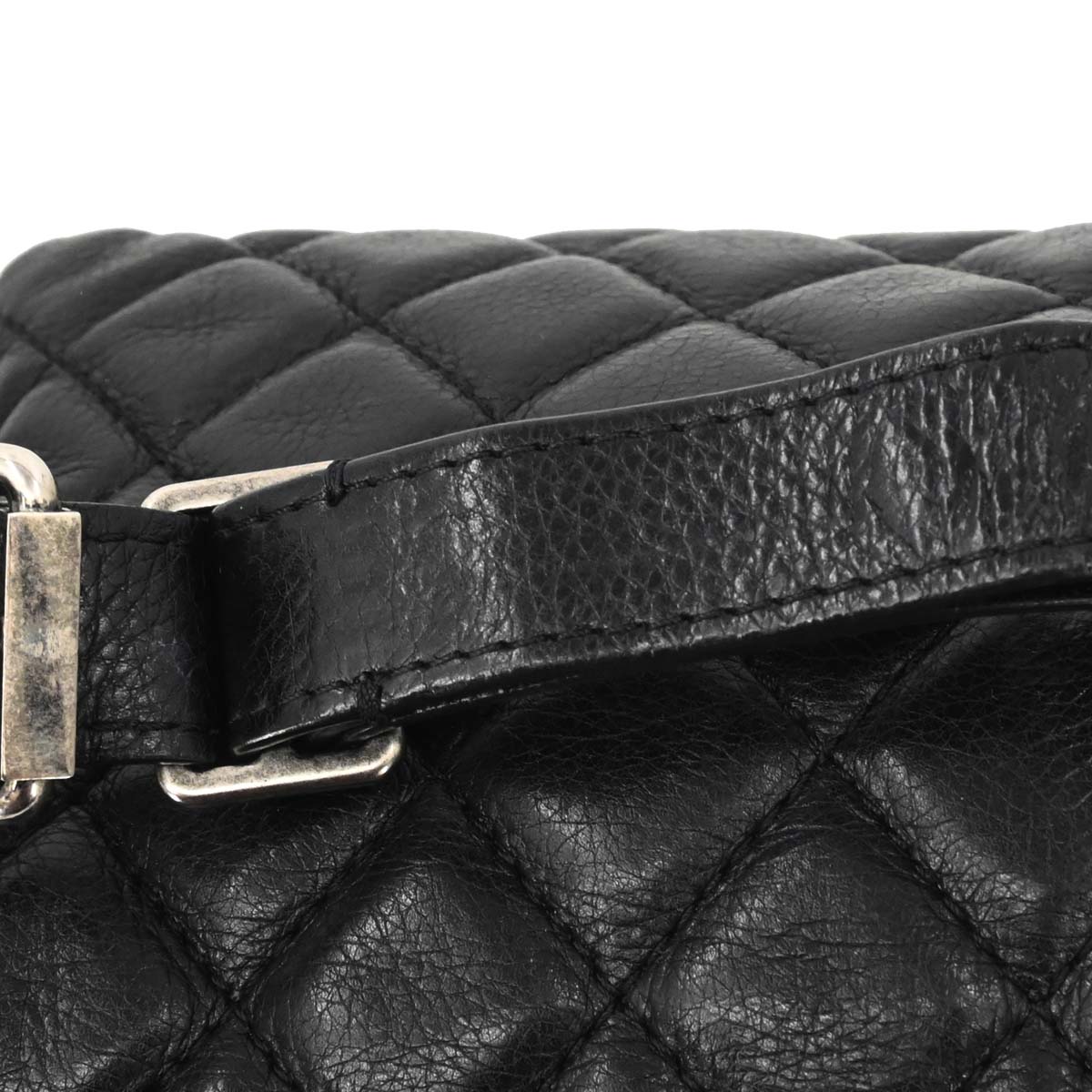Chanel 2018-2019 Black Calfskin Waist Bum Bag