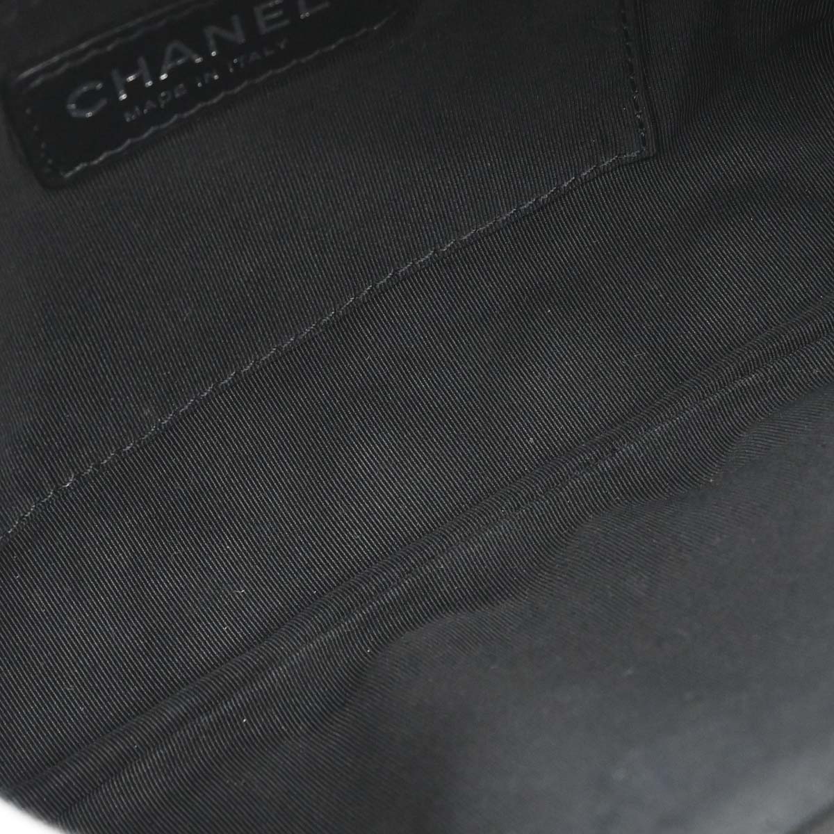 Chanel 2018-2019 Black Calfskin Waist Bum Bag