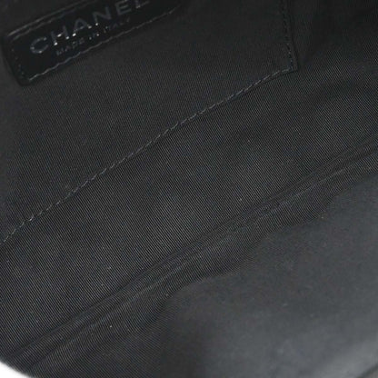 Chanel 2018-2019 Black Calfskin Waist Bum Bag