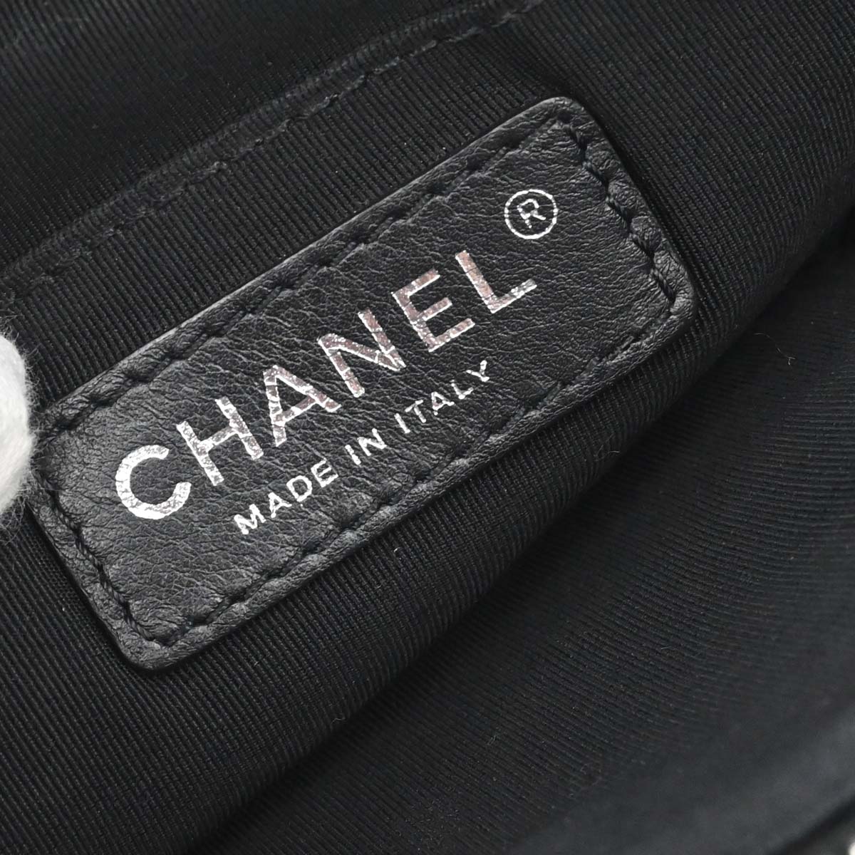 Chanel 2018-2019 Black Calfskin Waist Bum Bag