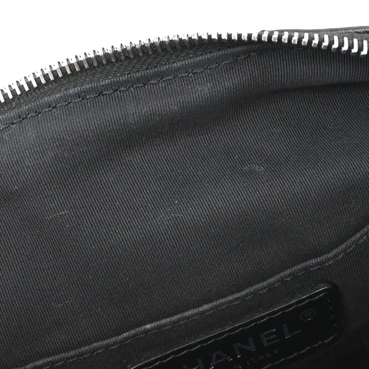 Chanel 2018-2019 Black Calfskin Waist Bum Bag