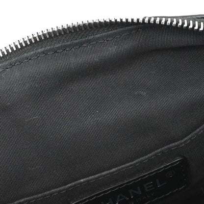 Chanel 2018-2019 Black Calfskin Waist Bum Bag