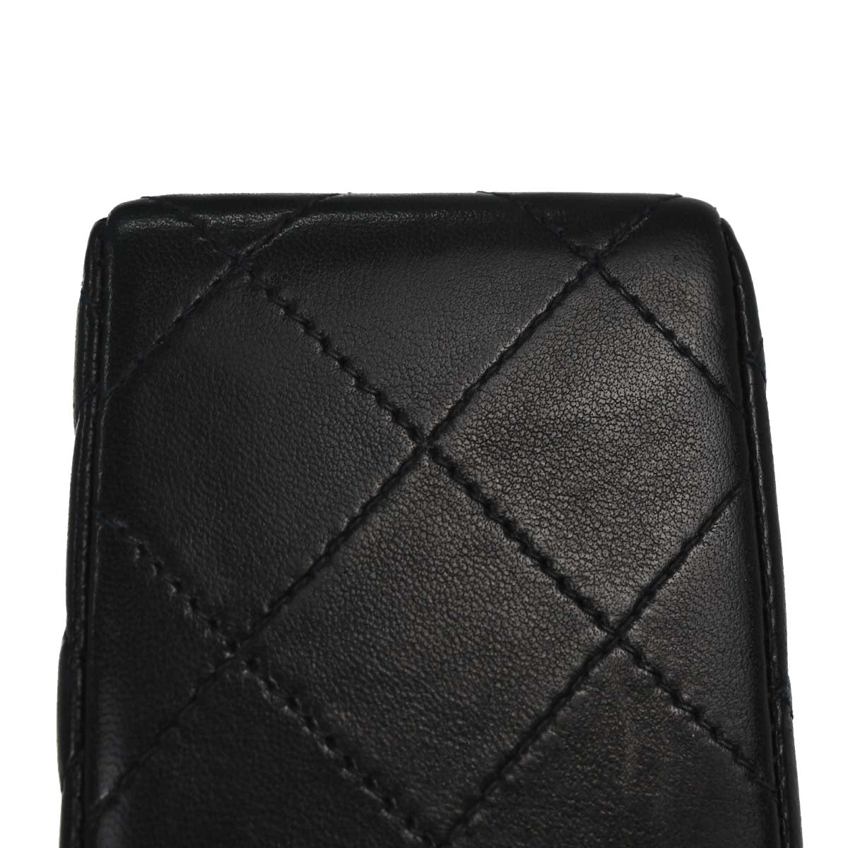 Chanel 1997-1999 Black Lambskin Mini Classic Square Flap Shoulder Bag 17