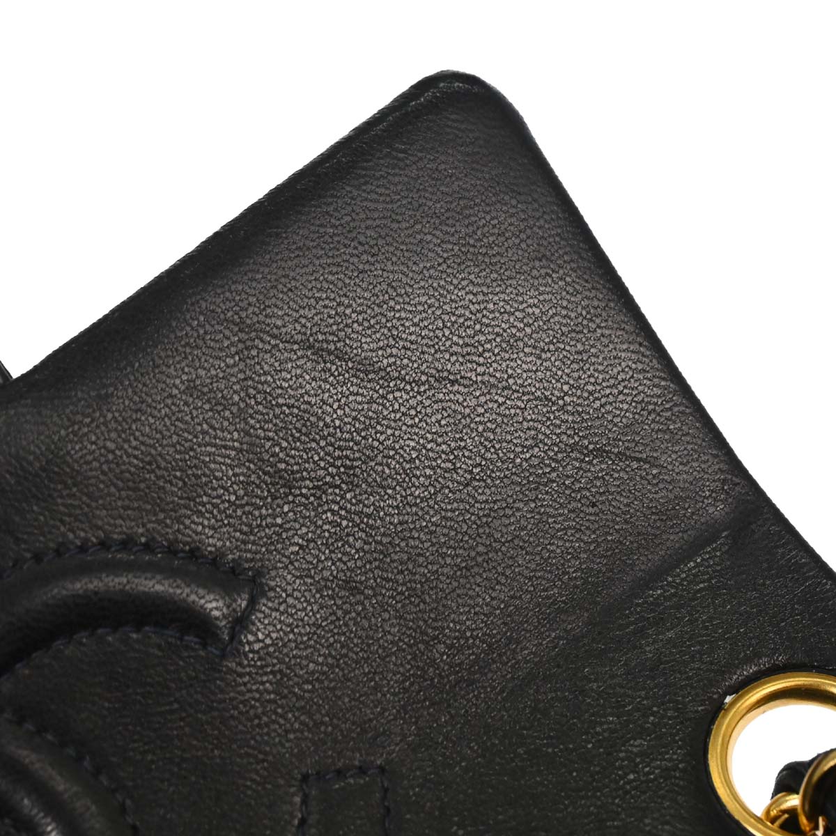 Chanel 1997-1999 Black Lambskin Mini Classic Square Flap Shoulder Bag 17