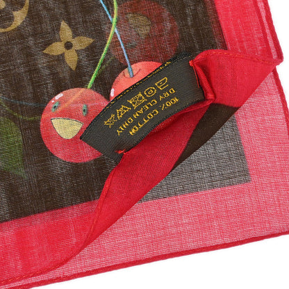 Louis Vuitton Monogram Cherry Scarf 55 M71963 Small Good