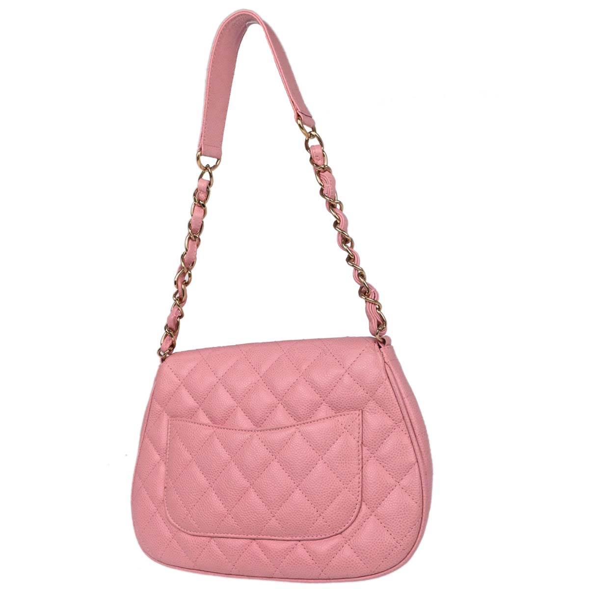 Chanel Pink Caviar Skin Handbag