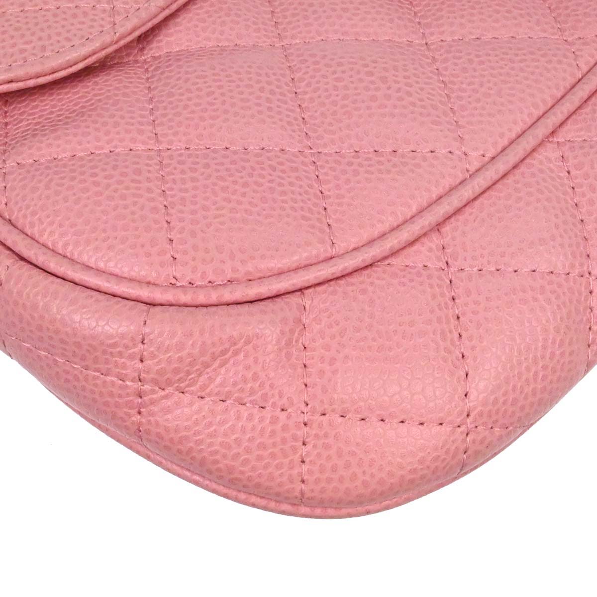 Chanel Pink Caviar Skin Handbag