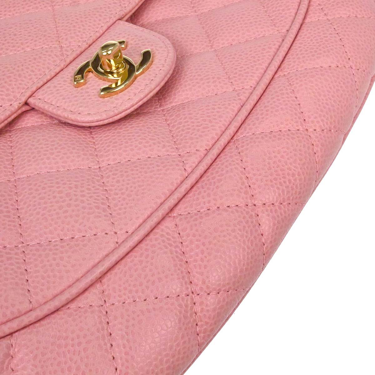 Chanel Pink Caviar Skin Handbag