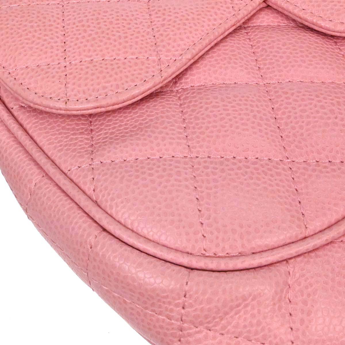 Chanel Pink Caviar Skin Handbag