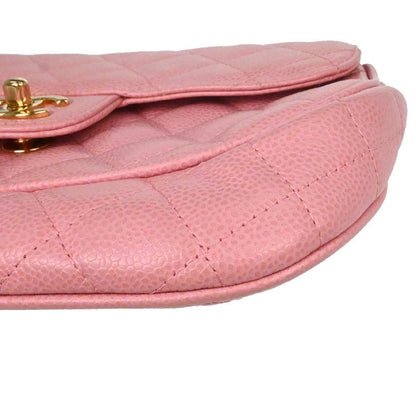 Chanel Pink Caviar Skin Handbag