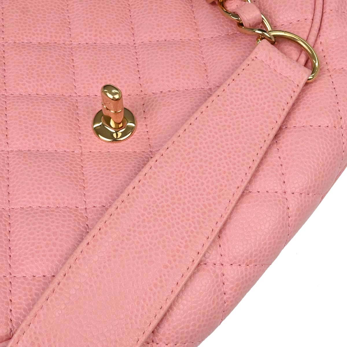 Chanel Pink Caviar Skin Handbag