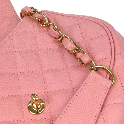 Chanel Pink Caviar Skin Handbag