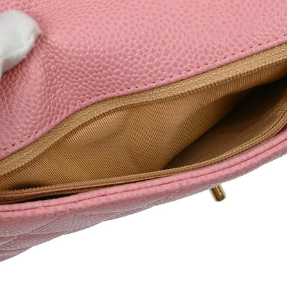 Chanel Pink Caviar Skin Handbag