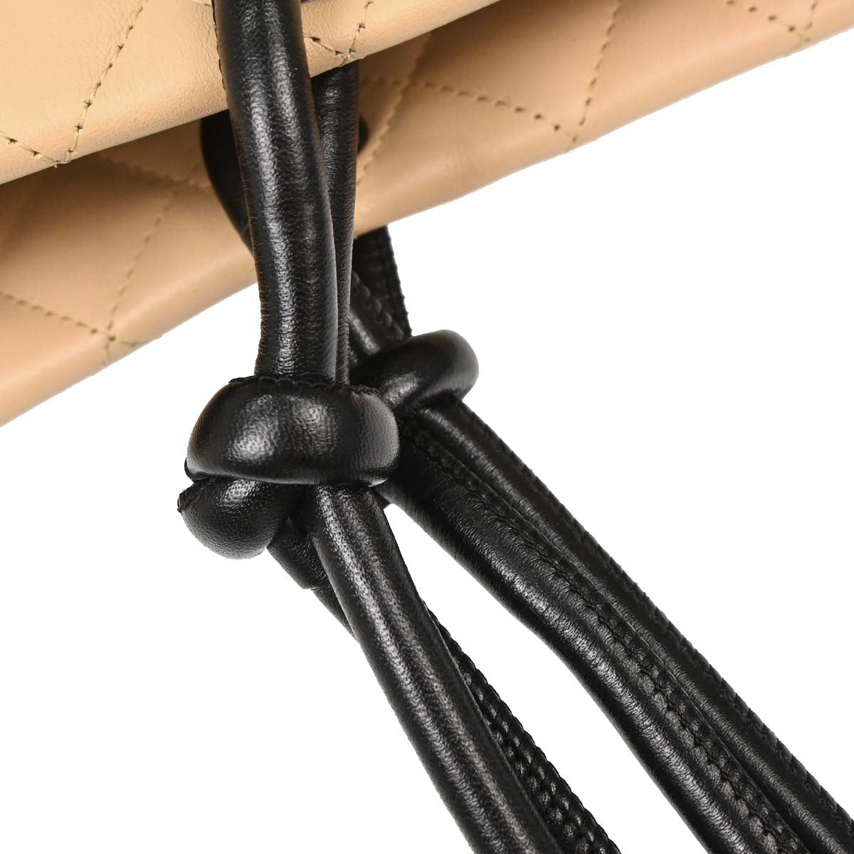Chanel 2005-2006 Beige Calfskin Cambon Ligne Tote Handbag