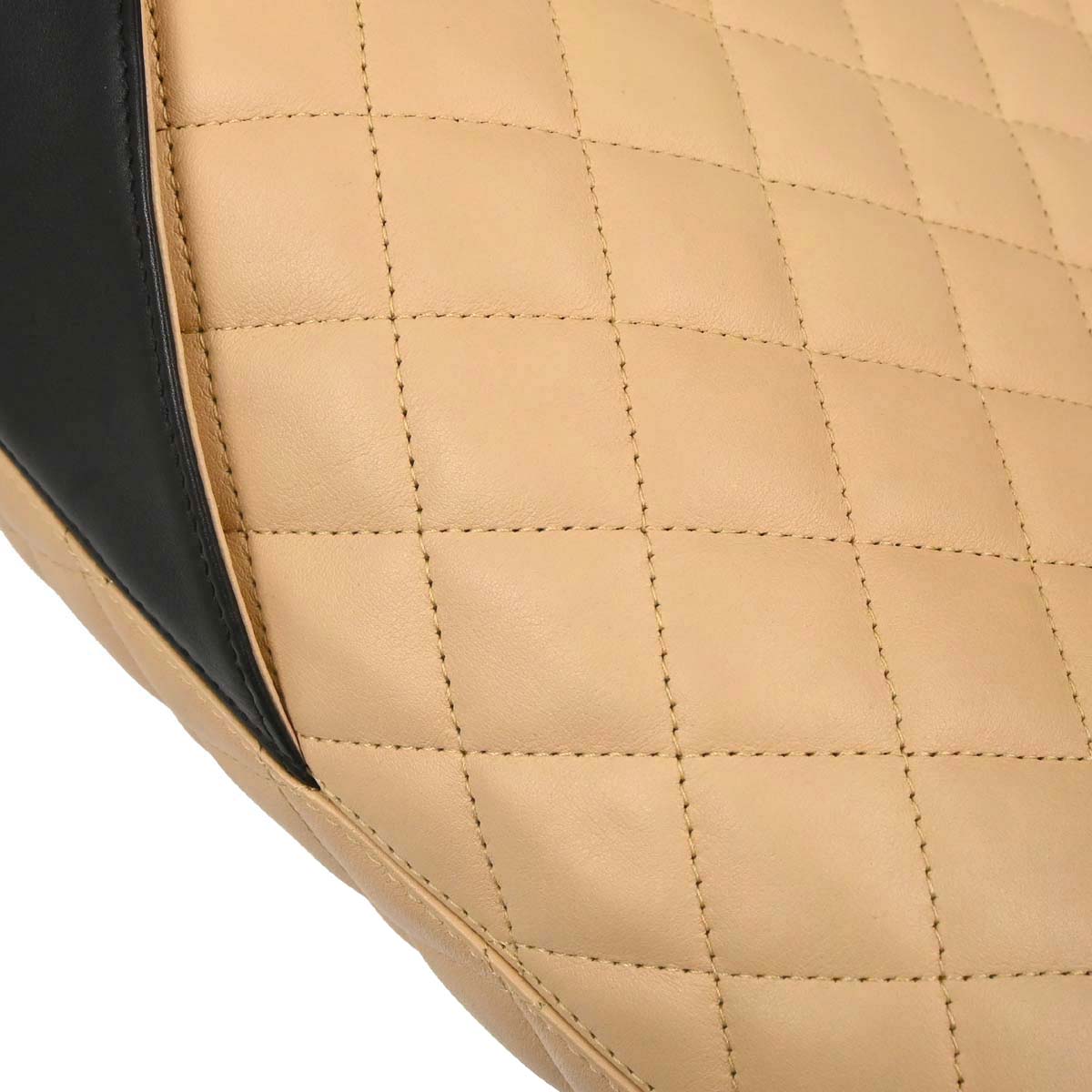 Chanel 2005-2006 Beige Calfskin Cambon Ligne Tote Handbag
