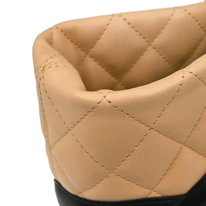Chanel 2005-2006 Beige Calfskin Cambon Ligne Tote Handbag