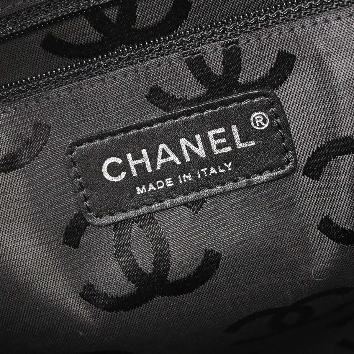 Chanel 2005-2006 Beige Calfskin Cambon Ligne Tote Handbag