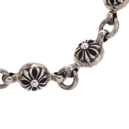 Chrome Hearts Cross Ball Chain Bracelet SV925