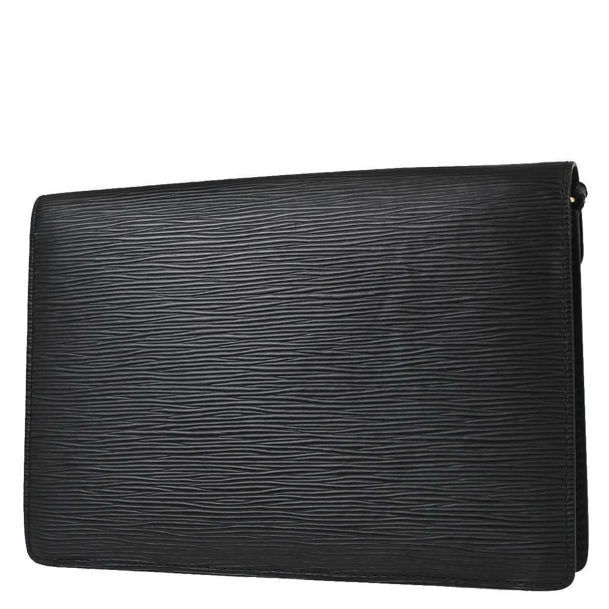 Louis Vuitton Black Epi Pochette Serie Dragonne Clutch Bag M52612