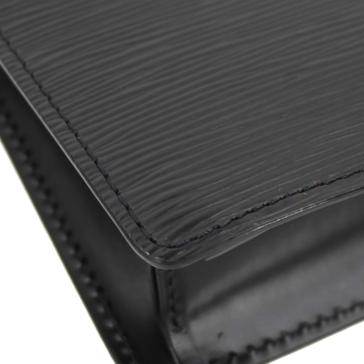 Louis Vuitton Black Epi Pochette Serie Dragonne Clutch Bag M52612