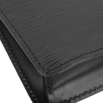 Louis Vuitton Black Epi Pochette Serie Dragonne Clutch Bag M52612