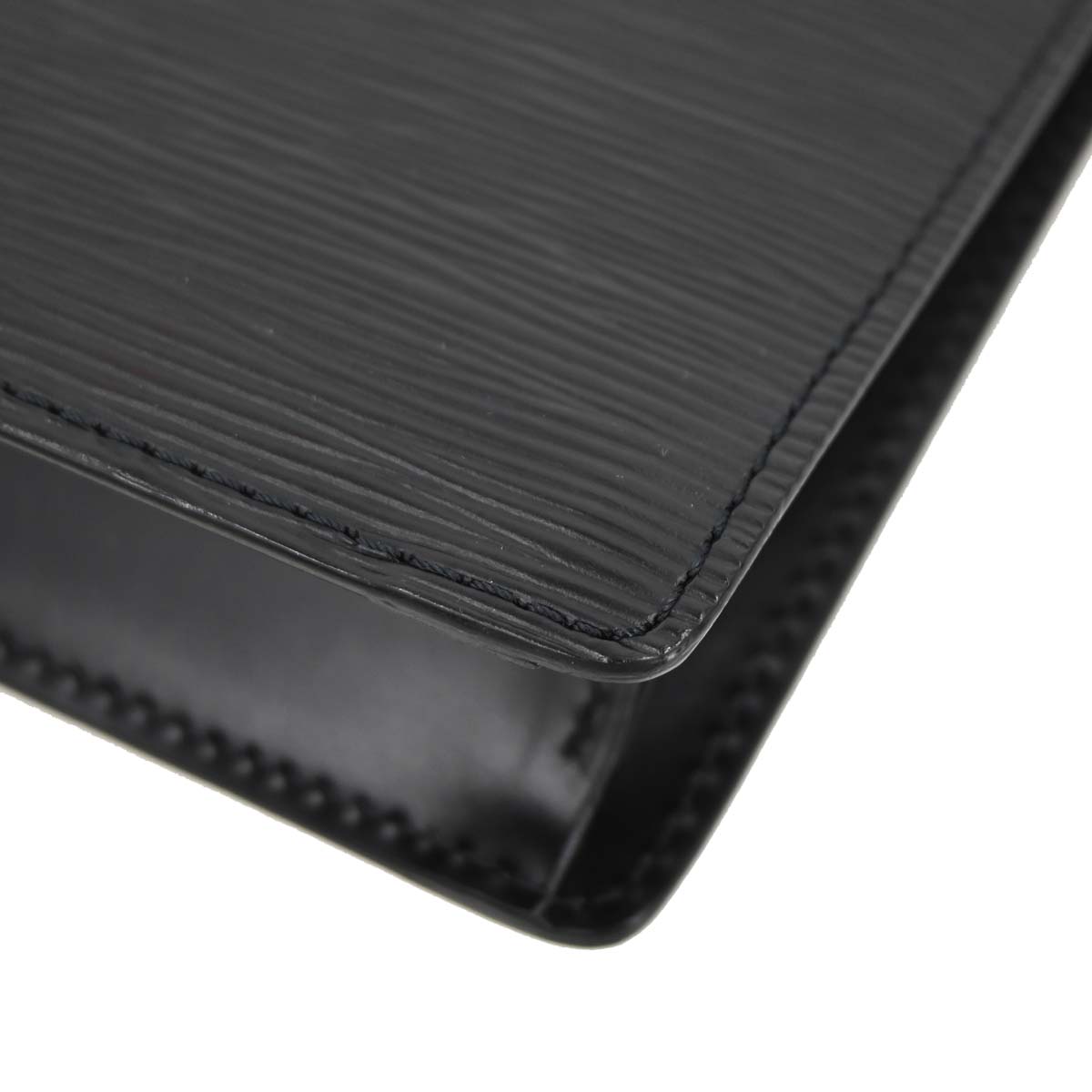 Louis Vuitton Black Epi Pochette Serie Dragonne Clutch Bag M52612