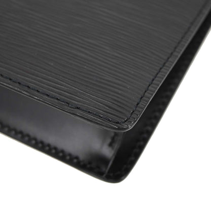 Louis Vuitton Black Epi Pochette Serie Dragonne Clutch Bag M52612