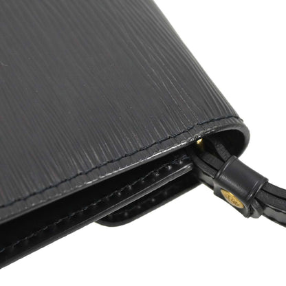 Louis Vuitton Black Epi Pochette Serie Dragonne Clutch Bag M52612