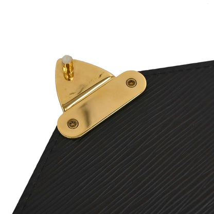 Louis Vuitton Black Epi Pochette Serie Dragonne Clutch Bag M52612