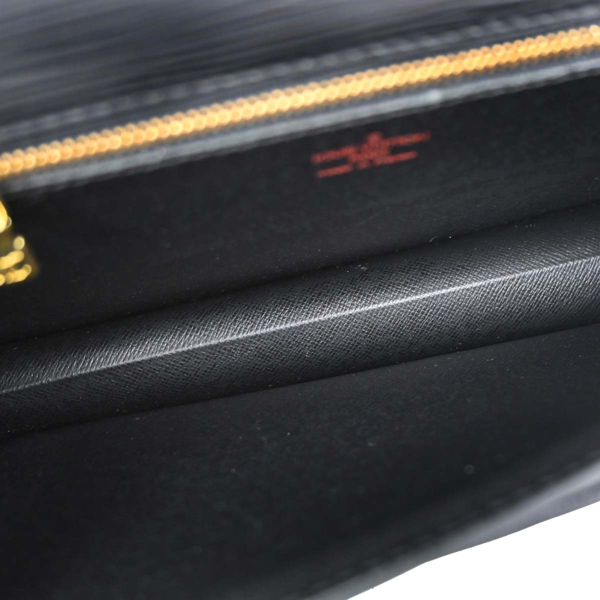 Louis Vuitton Black Epi Pochette Serie Dragonne Clutch Bag M52612