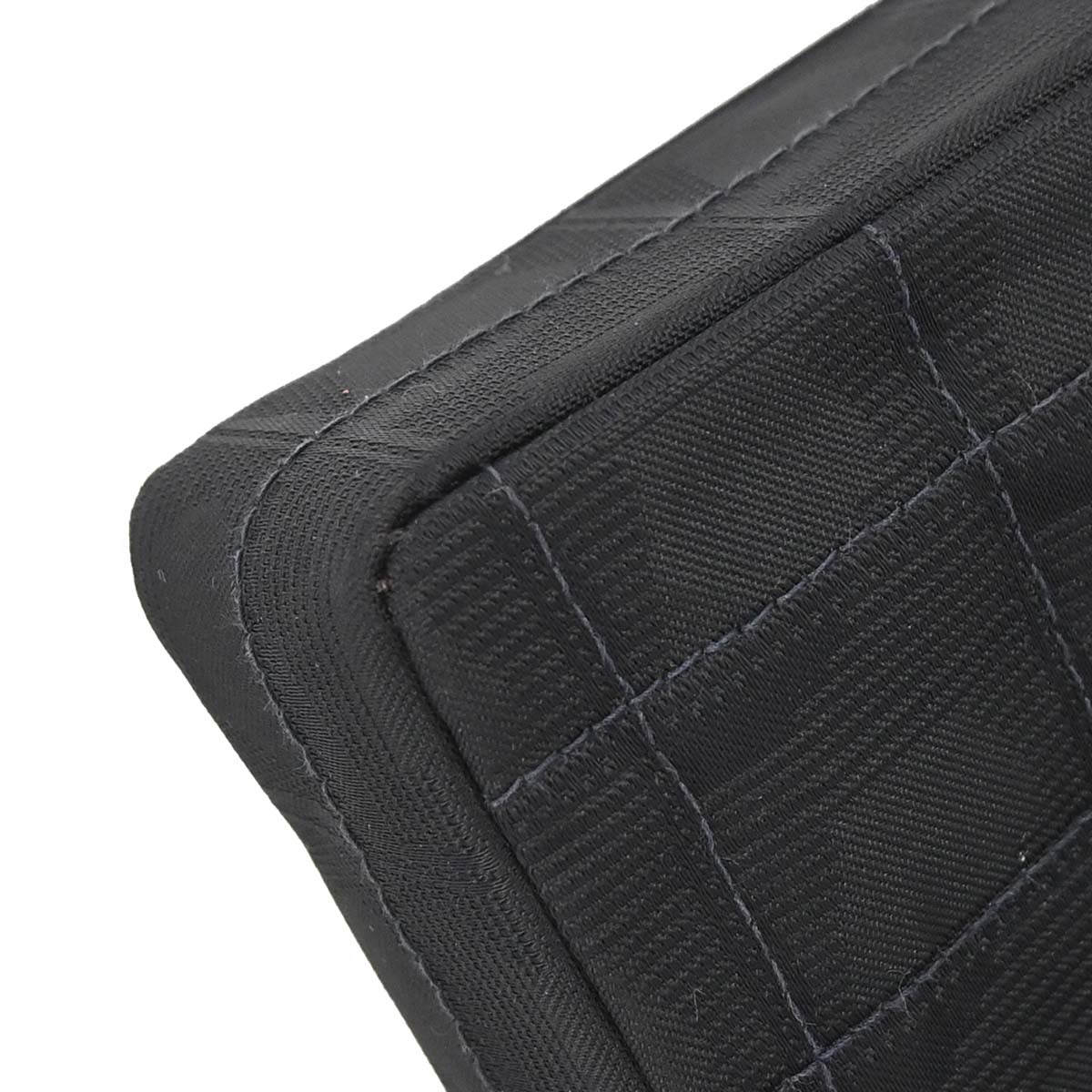 Chanel 2002-2003 Black Jacquard Nylon Travel Line East West Shoulder Bag