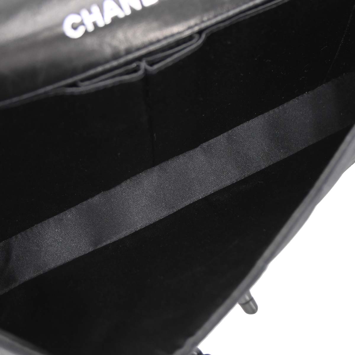 Chanel 2002-2003 Black Jacquard Nylon Travel Line East West Shoulder Bag