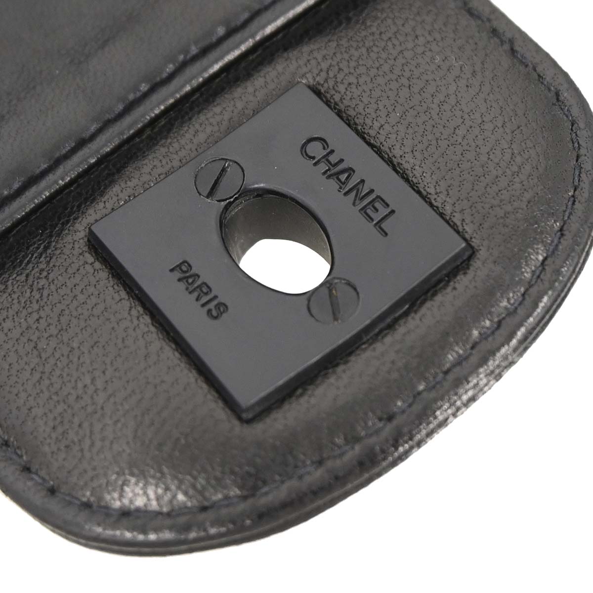 Chanel 2002-2003 Black Jacquard Nylon Travel Line East West Shoulder Bag