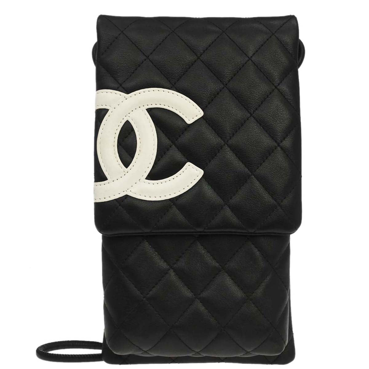Chanel Black Calfskin Cambon Ligne Shoulder Bag