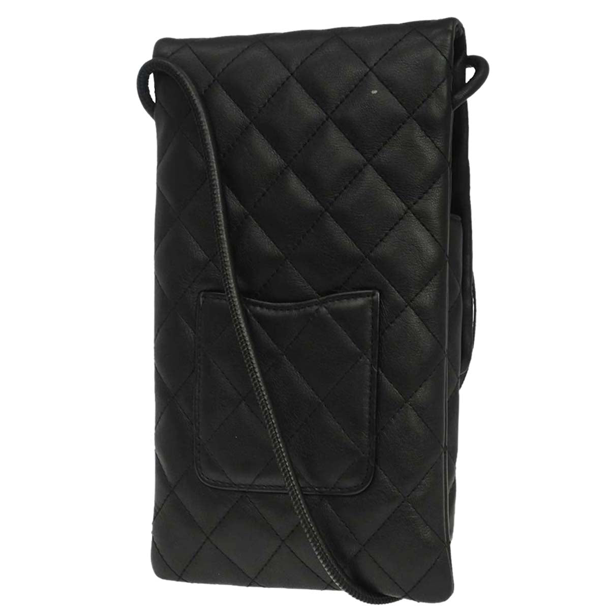 Chanel Black Calfskin Cambon Ligne Shoulder Bag