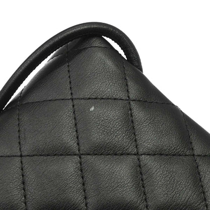 Chanel Black Calfskin Cambon Ligne Shoulder Bag