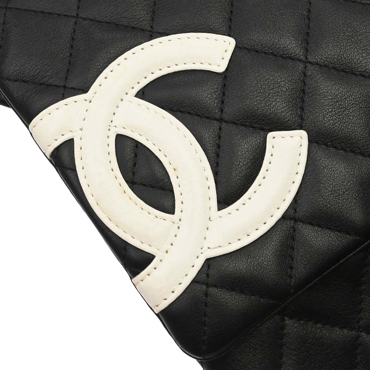 Chanel Black Calfskin Cambon Ligne Shoulder Bag