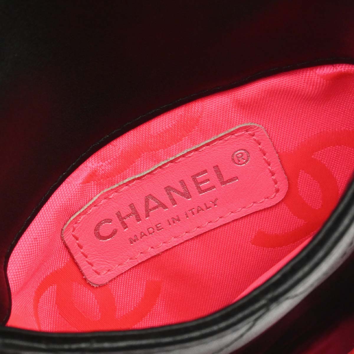 Chanel Black Calfskin Cambon Ligne Shoulder Bag