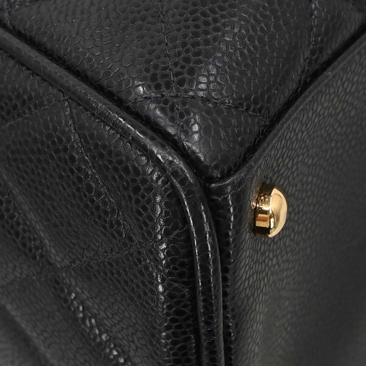Chanel 2003-2004 Black Caviar Skin Bowling Bag 37
