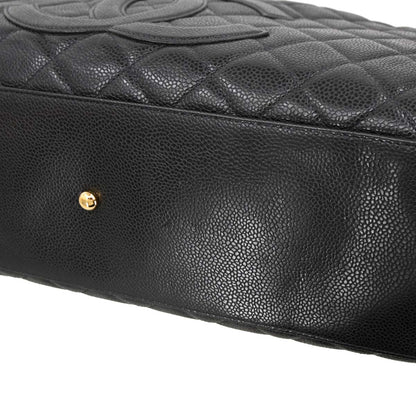 Chanel 2003-2004 Black Caviar Skin Bowling Bag 37