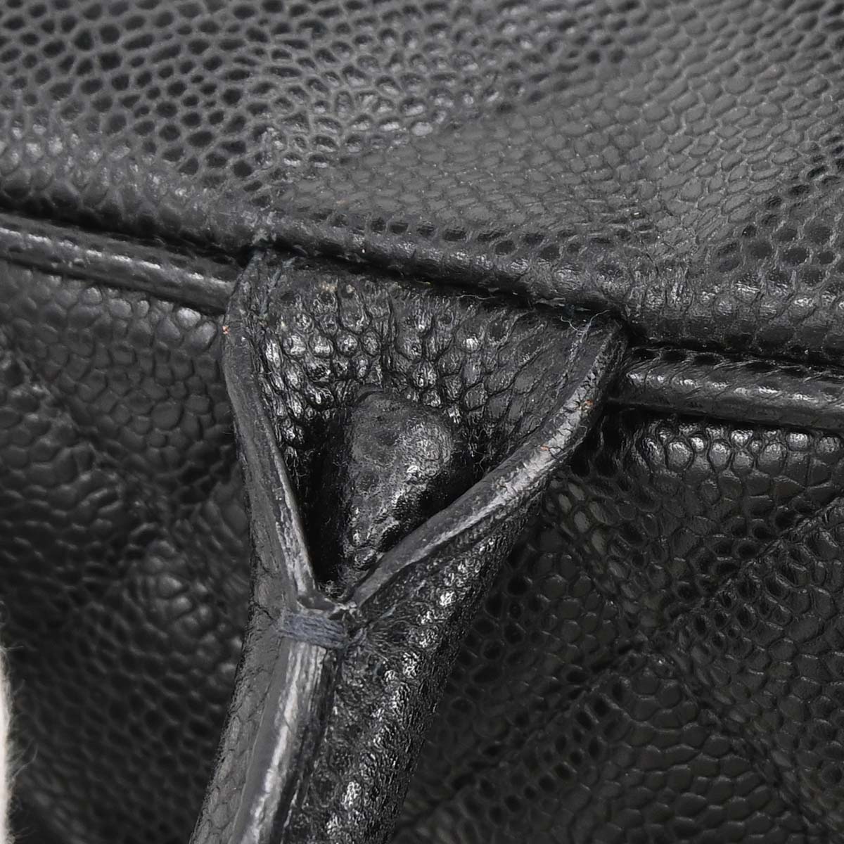 Chanel 2003-2004 Black Caviar Skin Bowling Bag 37