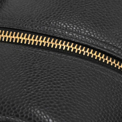 Chanel 2003-2004 Black Caviar Skin Bowling Bag 37
