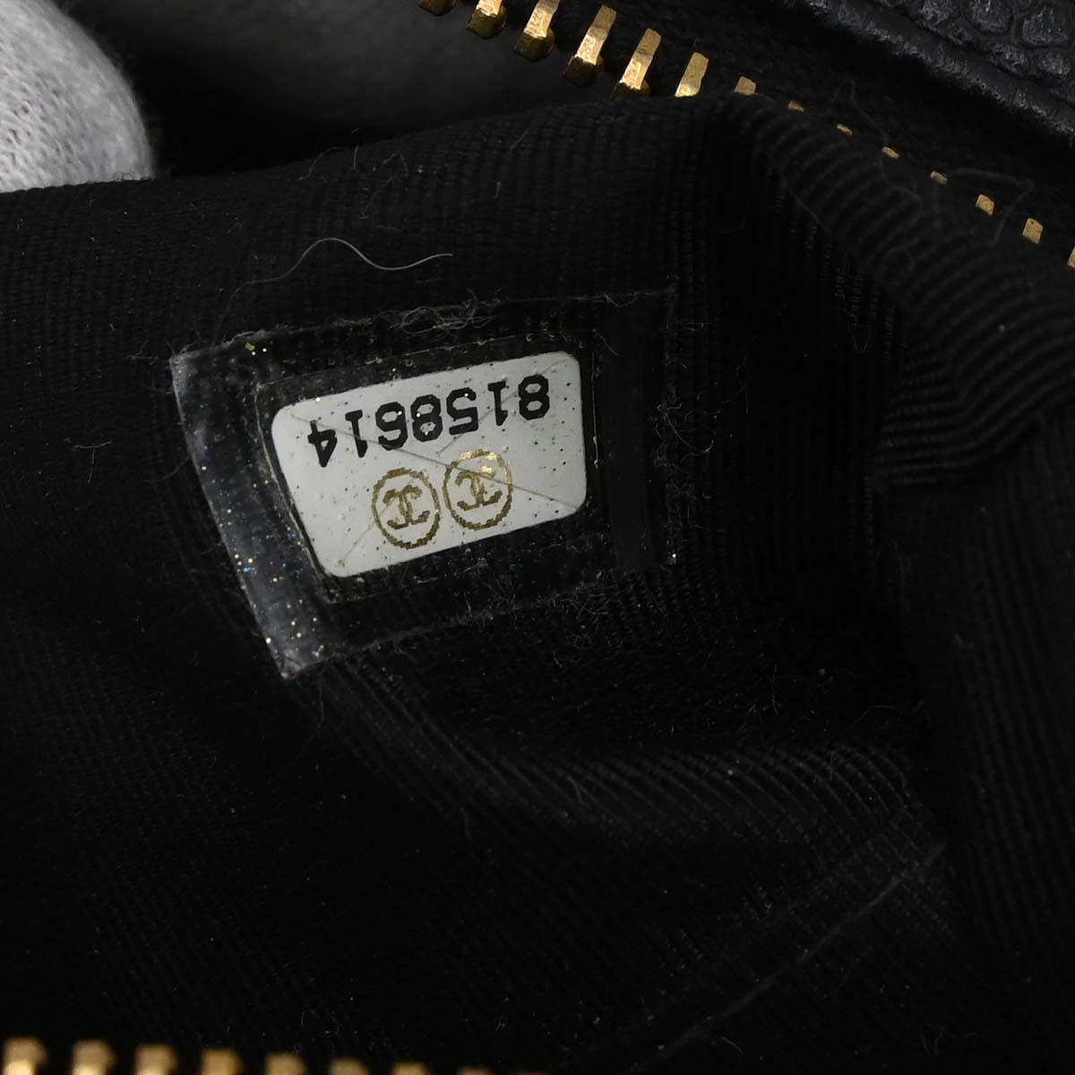 Chanel 2003-2004 Black Caviar Skin Bowling Bag 37
