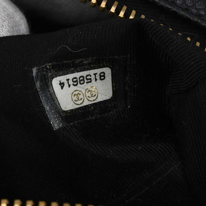 Chanel 2003-2004 Black Caviar Skin Bowling Bag 37