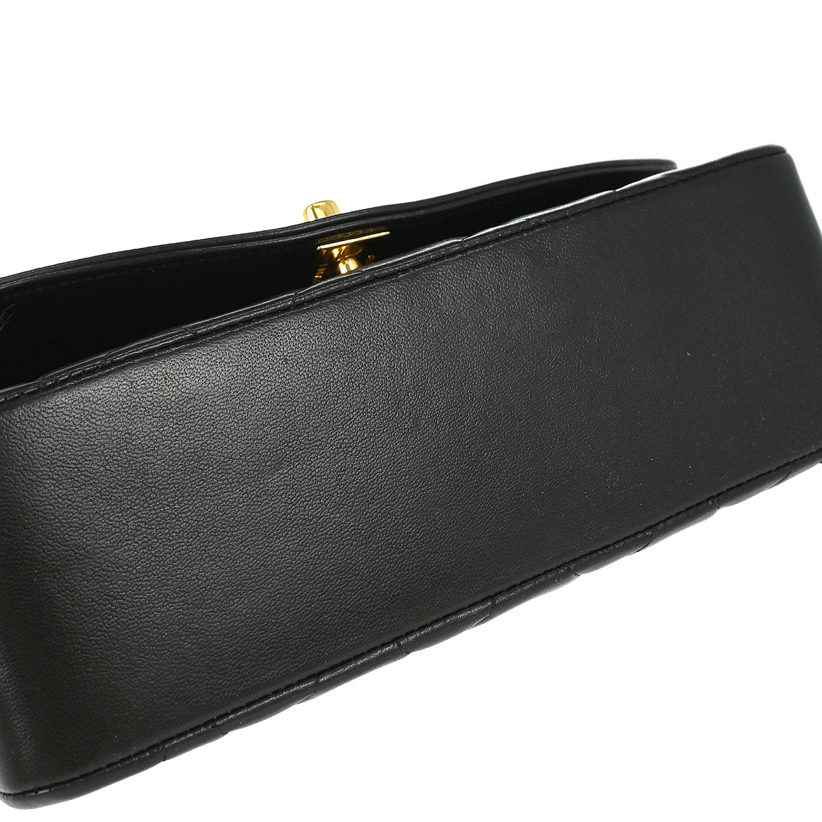 Chanel 1994-1996 Black Lambskin Small Diana Shoulder Bag