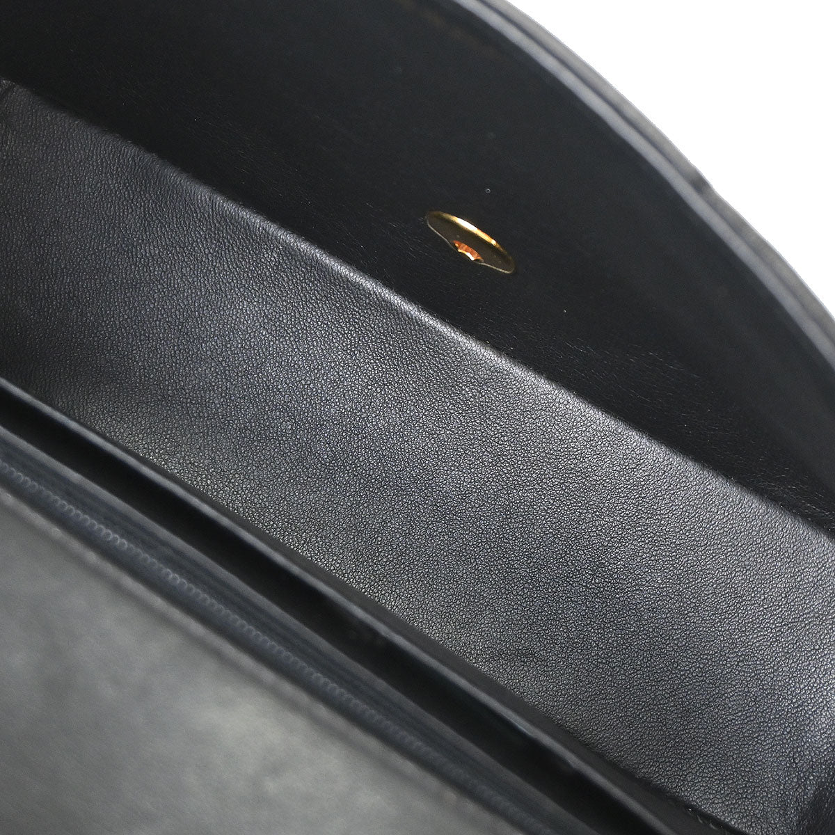 Chanel 1994-1996 Black Lambskin Small Diana Shoulder Bag