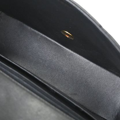 Chanel 1994-1996 Black Lambskin Small Diana Shoulder Bag