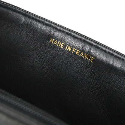 Chanel 1994-1996 Black Lambskin Small Diana Shoulder Bag